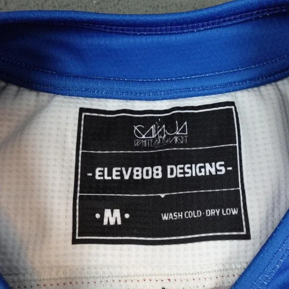 Elev808 Colorado Avalanche Hockey Jersey Mens Medium Red Blue Velvet 303 EDM - Picture 5 of 11